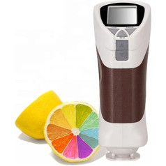 Tragbares Kolorimeter, Tragbares Labor -Colorimeter Digital Handheld Chroma Messgerät 8mm Farbanalysator CS-10 Farbe for Plastikfarben Lackdruck Etikett Food Cement Waving Tester messen Ultrastabile L