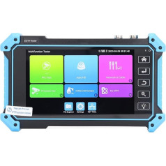 IPC5200Plus Koaxial-CCTV-Tester, 5,4 Zoll-IPS-Touchscreen, 4K-HD-Display, Integriertes Kabelloses WLAN, CCTV-Monitortester, Testen Verschiedener Kameras, Rekorder und