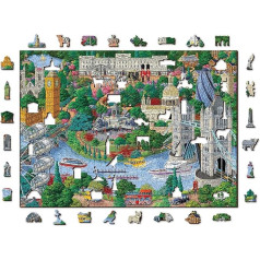 Wooden City Wooden Puzzle London Sights 750 XL