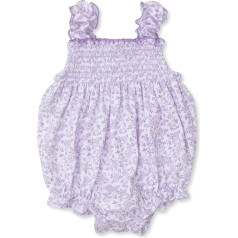 Kissy Kissy Baby Girl Zīdaiņu Ziedoši vīnogulāji Lilac Print Lilac Bubble ar siksniņām