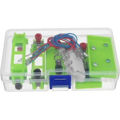 Licht, kleine Lampenfassung, Glühbirne, Batteriekasten, Sockel, physikalischer Schaltkreis, Experimentierausrüstung, Studentenlabor-Experimentausrüstung, manuelles wissenschaftliches Experiment, Chem