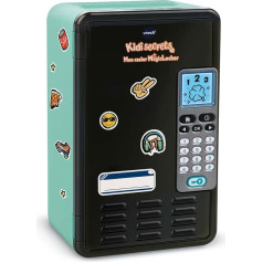 VTech - KidiSecrets, Mon Casier MagicLocker Noir et Vert, Coffre-Fort Secret avec Code, Boîte à Trésors à Personnaliser, Enclosure, Jeux, Réveil, Cadeau Enfant de 6 Ans à 12 Ans - Franču valodas saturs