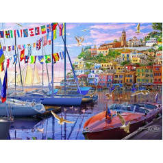 1000 puzzle boat harbour