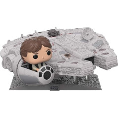 Funko Pop! Deluxe: Star Wars - Сокол Тысячелетия с Ханом Соло, (Эксклюзив Amazon)