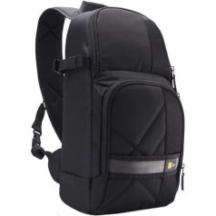 Case Logic CPL107K Sac bandoulière nylon avec Protège pluie intégré pour Réflex + 2 Objectifs + Accessoires Noir