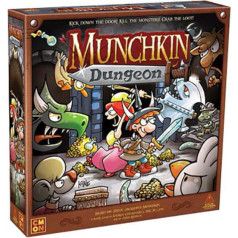 Steve Jackson Games , Munchkin: Vecums no 14+, 80 minūšu spēles laiks, 2 līdz 5 spēlētājiem, 80 minūšu spēles laiks.