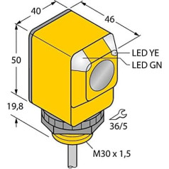 3032373 - Q40SP6R, optoelektroniskais sensors (Empfänger)