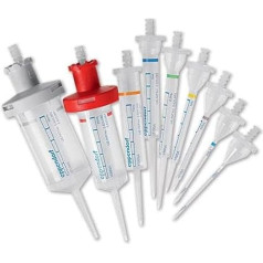 Eppendorf 0030089693 Advanced Combitips, Biopur, atsevišķi iepakots, 50 ml, gaiši pelēks (100 gab.)