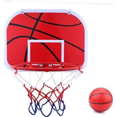 Mini Basketball Hoop Children's Basketball Sports Outdoor Indoor Toy with Ball and Pump for Room Office Bedroom Accessories for Deformation Models