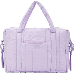 Hylat bērnu autiņbiksīšu soma - stepēta autiņbiksīšu soma autiņbiksītēm un bērnu mantām - ideāli piemērota vecākiem - violeta krāsa