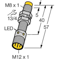 4635830 - NI6U-EG08-RP6X-H1341, Induktiver sensors uprox®+