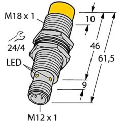 4405069 - NI10U-M18M-AD4X-H1144, Induktiver sensors uprox®+