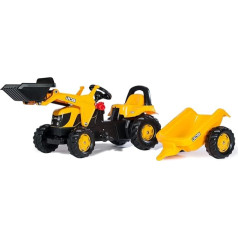 Rolly Toys Rolly Kid JCB Tractor with Frontloader and Trailer