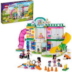 LEGO 41718 Friends Tiertagesstätte, Heartlake City Spielset mit Tier-Figuren inklusive Hund und Hase sowie 3 Mini-Puppen, Spielzeug für Mädchen und Jungen ab 7 Jahre