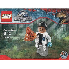 LEGO: Wu minifigūriņa - Dr. Wu Minifigūra LEGO: Jurassic World: Jurassic World - Dr. Wu Minifigur.