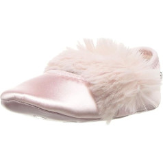 UGG F6440 Ballerina Culla Girl Baby Pink Fluff Satin/Eco for Newborn Shoe - pink, size: 18 EU