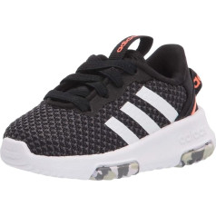 adidas Baby Boys Racer Tr 2.0 skriešanas apavi, melni/balti/pelēki, 8 mazuļiem, Black / White / Grey, Black / White / Grey