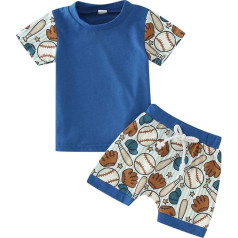 Festliche Kleidung Junge 92 Taufe Kleidung Baby Junge Kleinkind Mädchen Kurzarm Cartoon Baseball Drucke T Shirt Tops Shorts Outfits Festliche Kleidung Junge 80 Retro Gaming