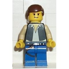 Han Solo (Zilas kājas, Millennium) - LEGO Star Wars figūra