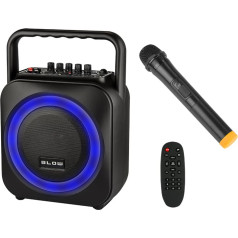 30-350# Bluetooth skaļrunis bt800 ar karaoke mikrofonu