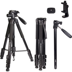 POLAM-FOTO 177cm Professionelles Stativ Aluminium Stativ mit Tasche für Canon/Nikon/DSLR/SLR Kamera Stativ Stativ/Monopod (Monopod)