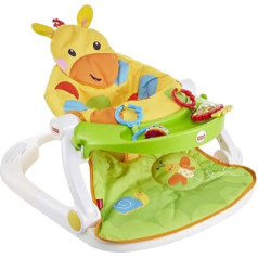 Fisher-Price GXC39 Baby Car Seat with Removable Tray and Two Interlinkable Activity Toys, Washable, Portable, Supportive and Helps Develop Fine Motor Skills
