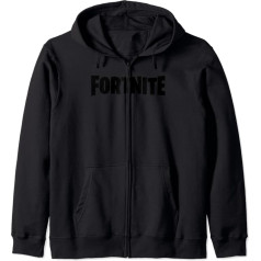 Fortnite Logo melna jaka ar kapuci