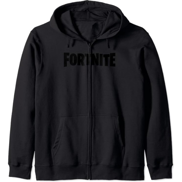 Fortnite Logo melna jaka ar kapuci