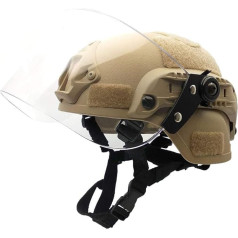 Tactical Area Airsoft Mich 2000 Quick ķivere ar NVG stiprinājumu un aizsargbrillēm