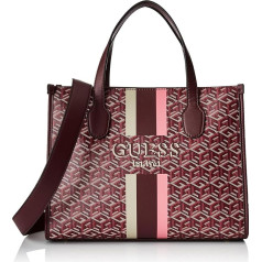 GUESS sieviešu Silvana 2 nodalījumu Tote Bag, augšējie rokturi