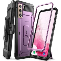 SUPCASE Unicorn Beetle Pro sērijas futrālis Samsung Galaxy S22 5g (2022. gada izlaidums), divslāņu, izturīgs apvalks un statīvs bez ekrāna aizsargvāciņa (Violte)