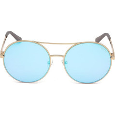 GUESS vīriešu saulesbrilles GU7559 28X 60, Oro Rosã LucidoBlu Specchiato, 60