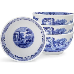 Spode Blue Italian Dipping Bowls | 4 mazu trauciņu komplekts mērcēm, mērcēm un garšvielām | 4