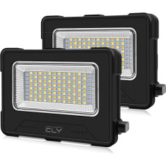 CLV 60 W pārnēsājamā LED darba gaisma, saules kempinga lampa ar USB