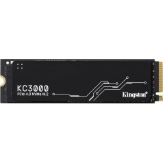 Твердотельный накопитель Kingston KC3000 PCIe 4.0 NVMe M.2 - высокопроизводительная система хранения данных для настольных ПК и ноутбуков -SKC3000S/2048G, SKC3000D2