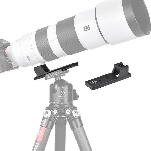 Sunwayfoto LF-S2 objektīva rezerves bāze So ny FE 200-600mm GM OSS statīva stiprinājuma piederumiem