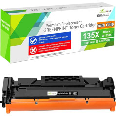 [Ar mikroshēmu] Saderīga tonera kasetne 135X W1350X (135A W1350A) ar augstu ražību 2400 lappušu HP Laserjet M209 M209dw MFP M234 M234dw M234sdw M234sdw M234sdn, nedarbojas ar HP+ printeri