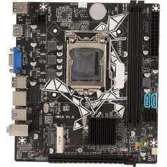 VBESTLIFE H81A Motherboard, M ATX Gaming Motherboard for LGA 1150 Series for Intel, Support DDR3, NGFF M.2M, PCIe, Sata3.0, USB3.0, HDMI, VGA, for Computer DIY