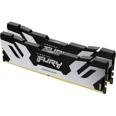 Kingston Fury Renegade DDR5 Silver/Black XMP 32GB 6000MT/s CL32 DIMM galddatora spēļu atmiņa (komplekts no 2) - KF560C32RSK2-32