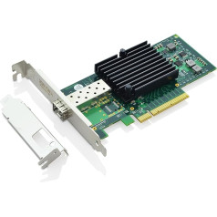 10Gb PCIe X8 NIC tīkla adapteris/konverģētā tīkla adaptera karte, 1 x SFP+ ports, ar Intel 82599EN Ethernet LAN tīkla karti, salīdzinājums ar Intel X520-DA1-X1S1187-11