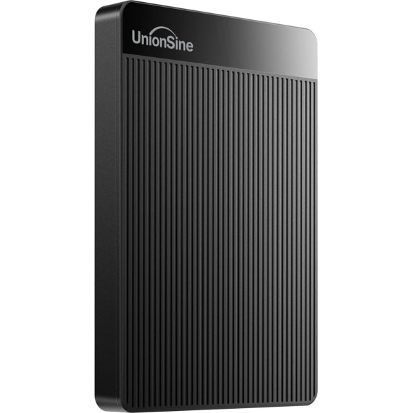 UnionSine ārējais cietais disks 5TB Ultra Thin Portable 2,5 collu USB 3.0 SATA cietā diska krātuve PC, Mac, TV Wii U, Xbox, PS4, (melns) HD2510