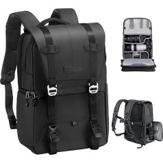 K&F Concept Camera Backpack, foto mugursoma fotogrāfam, kameras mugursoma ar 15-15,6 collu klēpjdatora nodalījumu, saderīga ar Canon/Nikon/Sony/DJI Mavic dronu (Beta mugursoma 20L)