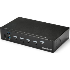 StarTech.com 4 portu HDMI KVM slēdzis - HDMI KVM slēdzis ar USB 3.0 hubu - 1080p