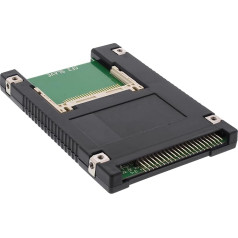 'Inline 76621I Ports Internal Card and Interface Adapter - адаптер для карт памяти (CF Type II, бежевый/черный, зеленый, Windows 2000/XP/Vista, Back, Mac, Linux, 6.35 см (2.5)