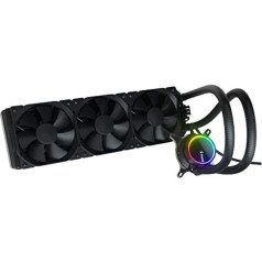 Fractal Design Celsius+ S36 Dynamic X2 PWM Black 360 mm, ARGB sūknis, Silent Performance Slim Radiator AIO CPU ūdens dzesēšana, šķidruma/ūdens dzesētājs