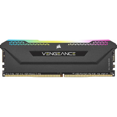 Corsair Vengeance RGB PRO SL 32GB (2x16GB) DDR4 4000 (PC4-32000) C18 1.35V galddatora atmiņa - melna, CMH32GX4M2K4000C18, Black