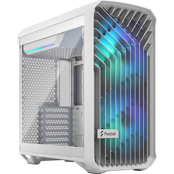 Fractal Design Torrent Compact RGB White TG caurspīdīgs tonis