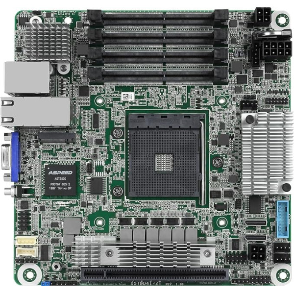 Asrock X570D4I-2T AMD X570 Материнская плата AM4 Mini ITX