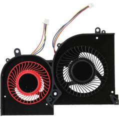 Dpofirs 4 Pin datora GPU ventilators, divpusējs augstas veiktspējas ventilators, DC5V 0.5A, PC dzesētāja ventilators, ātrs radiators MSI GS65 GS65VR MS-16Q2 GPU divpusējam ventilatoram