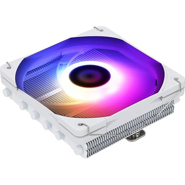 Thermalright AXP120-X67 WHITE ARGB zema profila CPU gaisa dzesētājs ar 120 mm TL-C12015W-S PWM ventilatoru 6 siltumcaurules 67 mm augstumā AMD AM4/Intel LGA 1700/1150/1151/1155/1156/1200/201 1/206 6 US